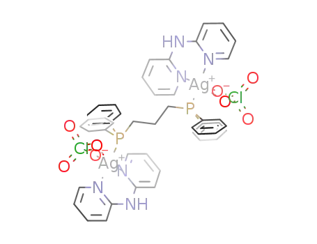 [Ag2(bis(2-pyridyl)amine)2(dppp)(ClO4)2]