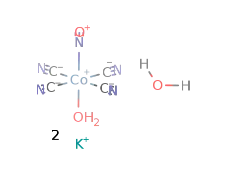 potassium monoaquatetracyanonitrosylcobaltate(I) monohyderate