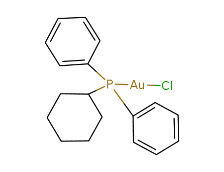 Molecular Structure of 209847-83-6 (Gold, chloro(cyclohexyldiphenylphosphine)-)