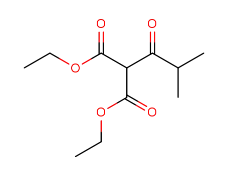 Molecular Structure of 21633-78-3 (DIETHYL ISOBUTYROYLMALONATE)