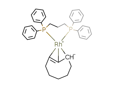 Rh(η(3)-cyclooctenyl)(Ph2P(CH2)3PPh2)