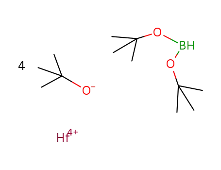 tetrakis(2-methyl-2-propoxy)hafnium * bis(2-methyl-2-propoxy)borane
