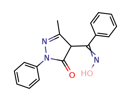4-benzoyloxime-3-methyl-1-phenyl-2-pyrazoline-5-one