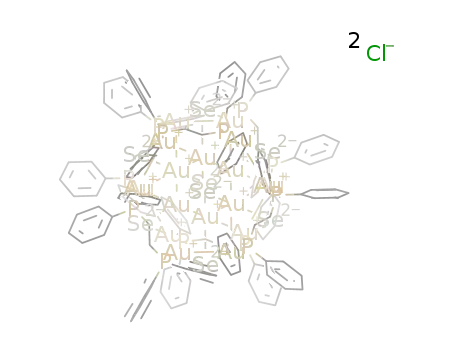 [Au18Se8(bis(diphenylphosphanyl)ethane)6]Cl2