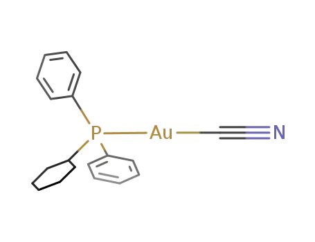 cyano(cyclohexyldiphenylphosphine)gold(I)