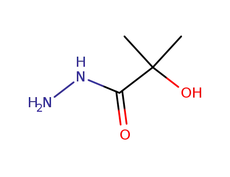 Molecular Structure of 42596-46-3 (2-HYDROXY-2-METHYLPROPANOHYDRAZIDE)