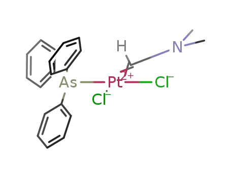 cis-dichloro(dimethylaminomethylene)(triphenylarsine)platinum(II)