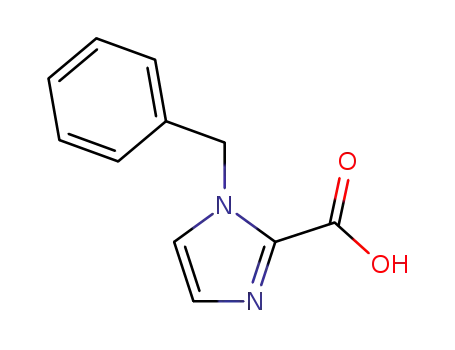 Molecular Structure of 16042-26-5 (1-BENZYL-2-IMIDAZOLECARBOXYLIC ACID)