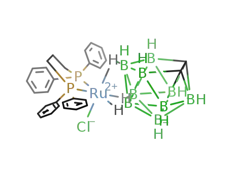 chlorobis(1,3-diphenylphosphinopropane)-exo-nido-[10-hydroorthocarborane-5,6,10-tris(hydrido)]ruthenium
