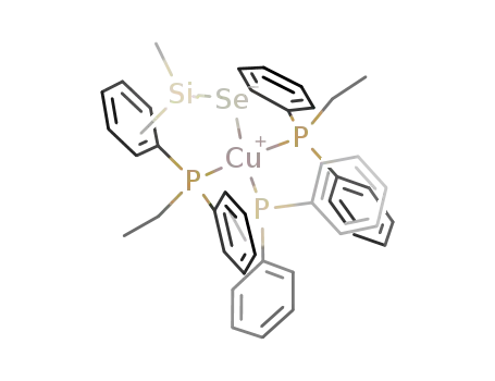 (diphenyl(ethyl)phosphine)3Cu(trimethylsilylselenolato)