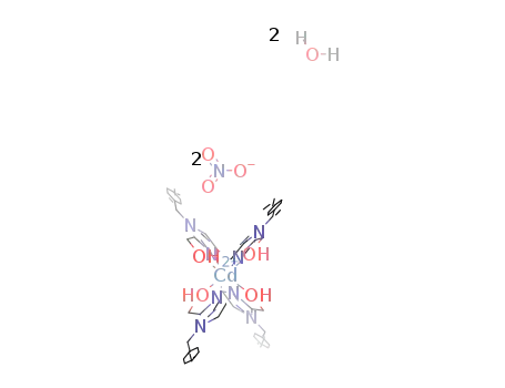 [Cd(1-benzyl-2-hydroxymethylimidazole)4](NO3)2(H2O)2