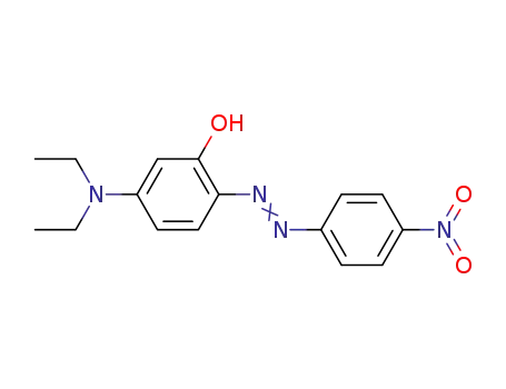 Molecular Structure of 72375-53-2 (Phenol, 5-(diethylamino)-2-[(4-nitrophenyl)azo]-)