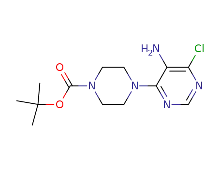 tert-butyl 4-(5-amino-6-chloropyrimidin-4-yl)piperazine-1-carboxylate