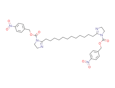 1,12-bis[N,N'-(4-nitrobenzyloxycarbonyl)imidazolin-2-yl]dodecane