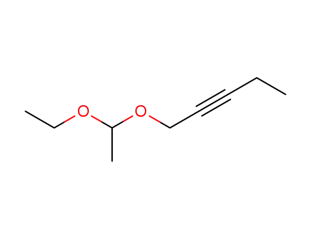 Molecular Structure of 68480-09-1 (1-(1-ethoxyethoxy)pent-2-yne)