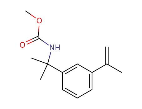 Molecular Structure of 90826-32-7 ({2-[3-(1-methylethenyl)phenyl]ethyl}carbamic acid)