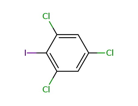 Molecular Structure of 6324-50-1 (2,4,6-Trichloroiodobenzene)