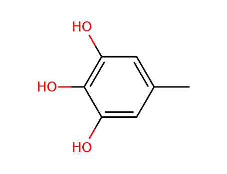 Molecular Structure of 609-25-6 (5-METHYLPYROGALLOL)