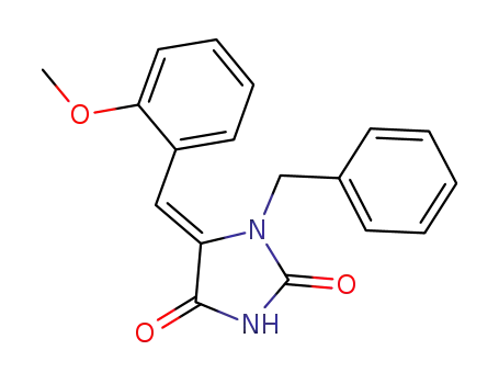 (Z)-1-benzyl-5-(2-methoxybenzylidene)imidazolidine-2,4-dione