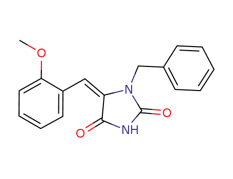 (E)-1-benzyl-5-(2-methoxybenzylidene)imidazolidine-2,4-dione