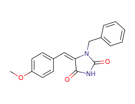 (E)-1-benzyl-5-(4-methoxybenzylidene)imidazolidine-2,4-dione