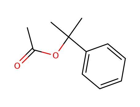 Molecular Structure of 3425-72-7 (1-methyl-1-phenylethyl acetate)