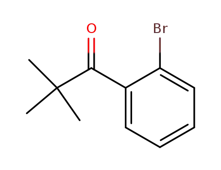 Molecular Structure of 61593-14-4 (1-Propanone, 1-(2-bromophenyl)-2,2-dimethyl-)