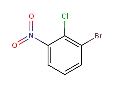 Molecular Structure of 3970-37-4 (1-BROMO-2-CHLORO-3-NITROBENZENE)