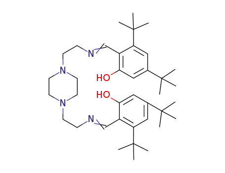 N,N'-bis{2-[(2-ethylimino)methyl]-4,6-di-tert-butylphenol}piperazine