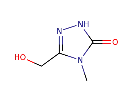 Molecular Structure of 1182358-83-3 (5-(hydroxyMethyl)-4-Methyl-2H-1,2,4-triazol-3(4H)-one)