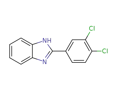Molecular Structure of 67370-32-5 (2-(3,4-Dichlorophenyl)-1H-benzimidazole)