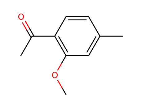 Molecular Structure of 35633-35-3 (1-(2-METHOXY-4-METHYLPHENYL)ETHANONE)