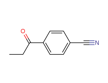 Molecular Structure of 52129-98-3 (4-cyanopropiophenone)