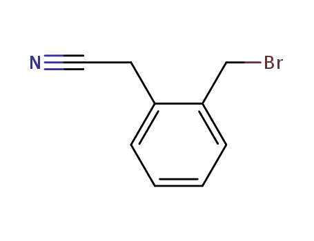 Molecular Structure of 73217-11-5 (Benzeneacetonitrile, 2-(bromomethyl)-)