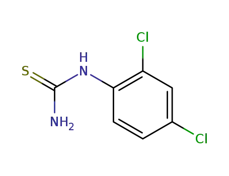 Molecular Structure of 6326-14-3 (2,4-Dichlorophenylthiourea)