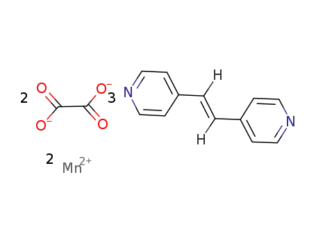 [Mn2(μ-oxalato)2(μ-1,2-bis(4-pyridyl)ethylene)(1,2-bis(4-pyridyl)ethylene)2]