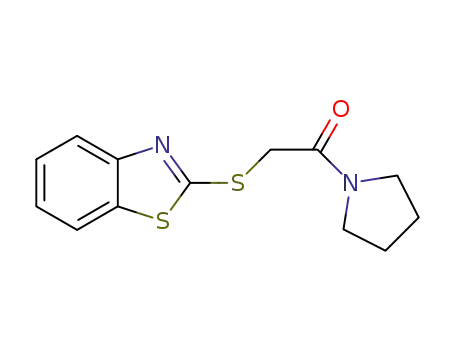 2-(benzo[d]thiazol-2-ylthio)-1-(pyrrolidin-1-yl)ethanone