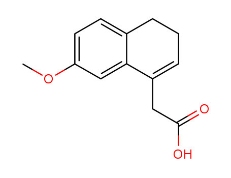 2-(7-Methoxy-3,4-dihydronaphthalen-1-yl)acetic acid