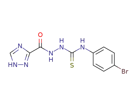 4-(4-bromophenyl)-1-(1,2,4-triazol-3-yl-carbonyl)-thiosemicarbazide