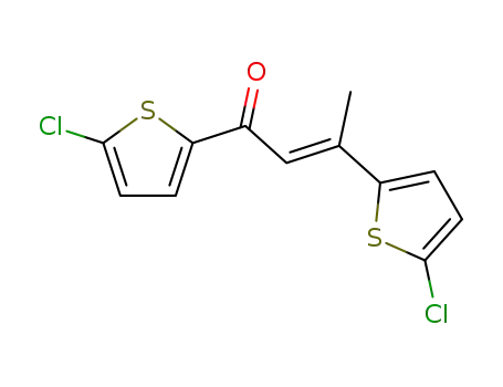 (E)-1,3-bis-(5-chlorothien-2-yl)but-2-en-1-one