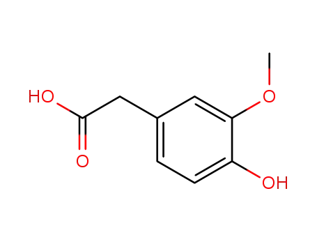 Molecular Structure of 306-08-1 (Homovanillic acid)