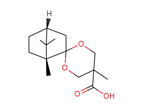 1,5',7,7-tetramethylspiro[bicyclo[2.2.1]heptane-2,2'-[1,3]dioxane]-5'-carboxylic acid