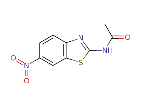 Molecular Structure of 80395-50-2 (Acetamide, N-(6-nitro-2-benzothiazolyl)-)