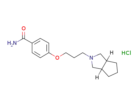4-{3-[cis-hexahydrocyclopenta[c]pyrrol-2(1H)-yl]propoxy}benzamide hydrochloride