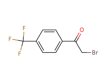Molecular Structure of 383-53-9 (4-(Trifluoromethyl)phenacyl bromide)