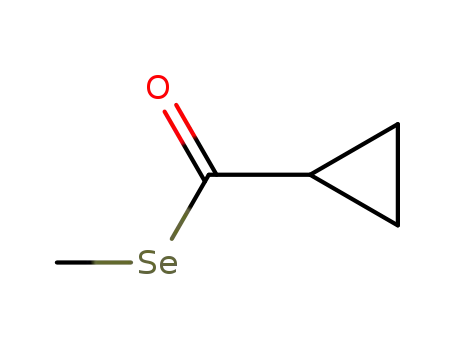 Cyclopropanecarboselenoic acid Se-methyl ester