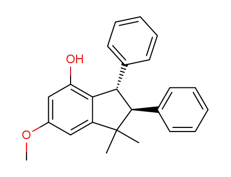 trans-6-methoxy-1,1-dimethyl-2,3-diphenyl-2,3-dihydro-1H-inden-4-ol