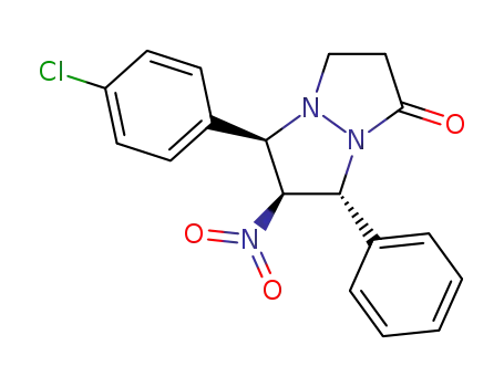 rac-(5S,6R,7S)-5-(4-chlorophenyl)-6-nitro-7-phenyltetrahydro-1H,5H-pyrazolo[1,2-a]pyrazol-1-one