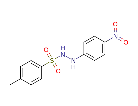 Molecular Structure of 56049-47-9 (Benzenesulfonic acid, 4-methyl-, 2-(4-nitrophenyl)hydrazide)
