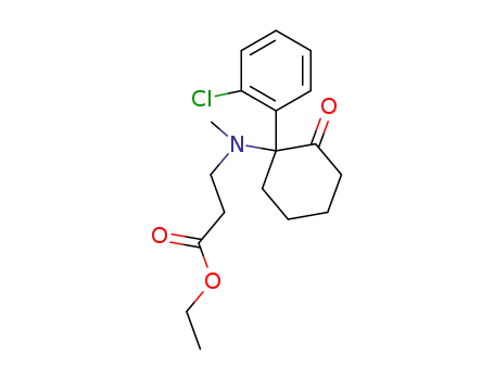ethyl 3-((1-(2-chlorophenyl)-2-oxocyclohexyl)(methyl)amino)propanoate